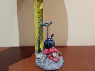 Hoguera con caldero para Belén