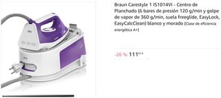 Braun CareStyle 1 IS1014VI Centro Planchado