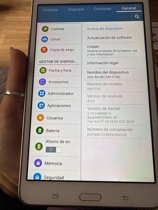 Tablet Samsung Beige