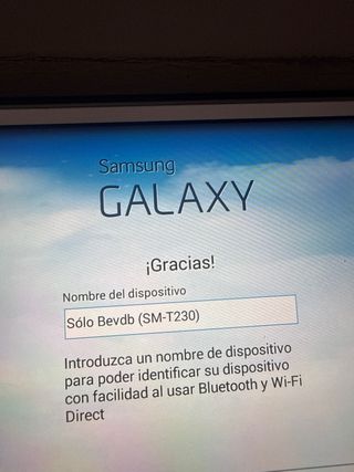 Tablet Samsung Beige