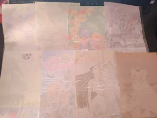 Lote 45 hojas perfumadas