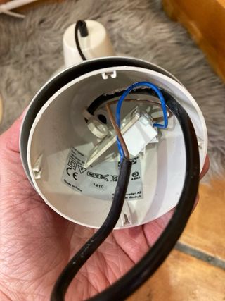 Lámpara colgante Ikea blanca