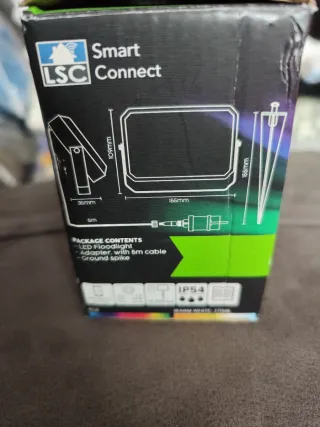 Foco Exterior LSC Smart Connect RGB WiFi