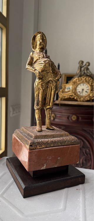 Antigua figura bronce 30cm