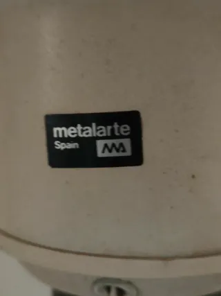 Pareja de lámparas de sobremesa Metalarte original