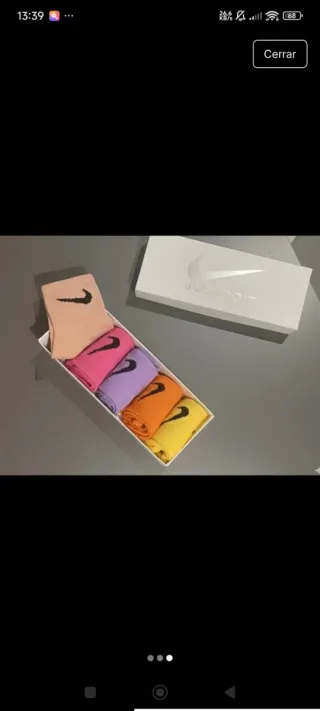 Calcetines Nike Talla Única Pack 5 Pares tobillero