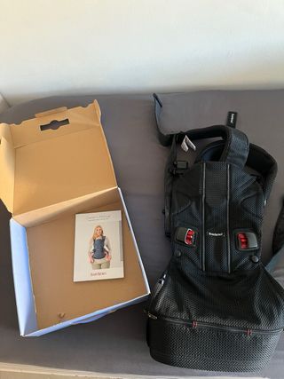 Mochila Portabebés BabyBjorn One Air Negra