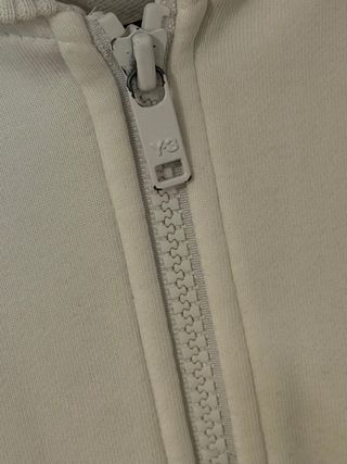 Sudadera Y-3 Blanca con Cremallera