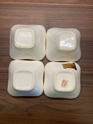 Set 4 cuencos Arcola cerámica cerezas