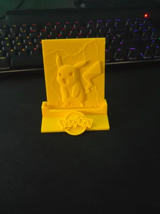 Carta 3D Pokémon Pikachu