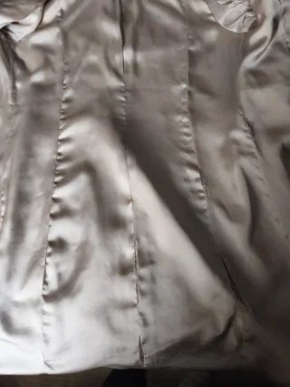 Gabardina beige Zara Talla XL