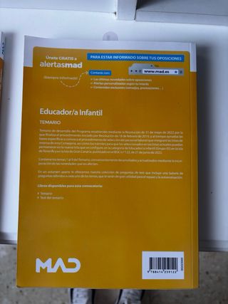 Temario oposiciones educador/a infantil