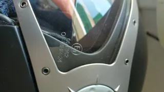 Casco de moto negro como nuevo.