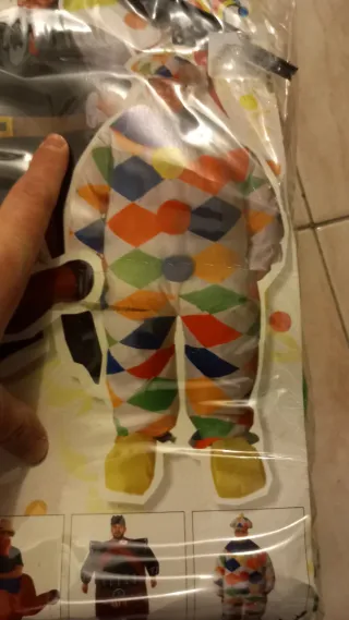 Costume Gonfiabile Clown Taglia Unica