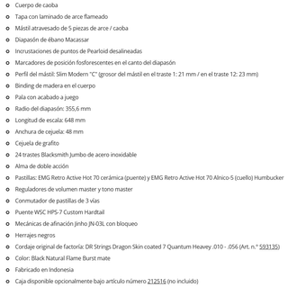 Harley Benton Amarok 7 cuerdas