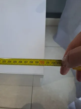 Mueble de comedor blanco lacado