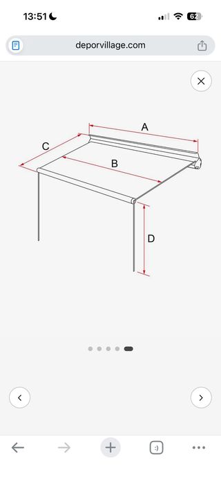 Toldo Fiamma F35 PRO negro para Furgoneta