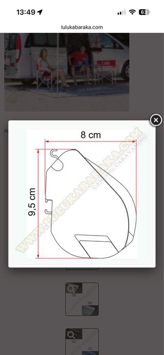Toldo Fiamma F35 PRO negro para Furgoneta
