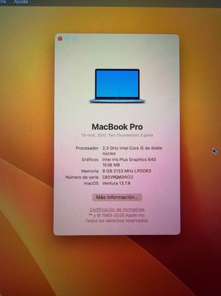 MacBook Pro 13” 2018 512GB SSD