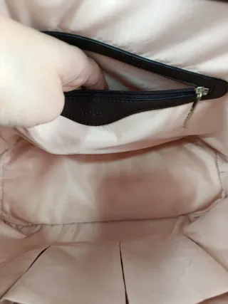 Bolso Tous estampado cebra verde y negro