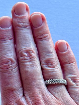 Anillo Recarlo oro blanco 18k con 38 diamantes