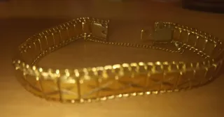 Pulsera CHAPADA en oro