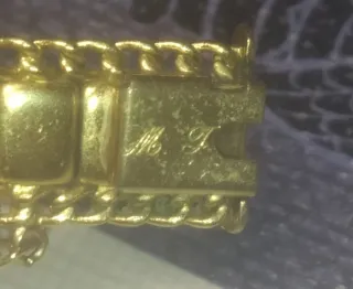 Pulsera CHAPADA en oro