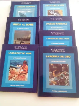 Serie Oceani Jacques Cousteau - 2 Libri