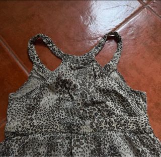 Top Bershka Estampado Leopardo Verano S