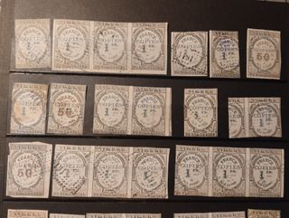 Sellos Fiscales Antiguos Francia