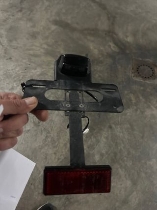 Portamatriculas Moto con Luz LED