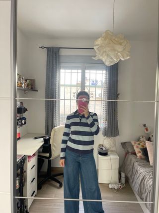 Polo Tommy Hilfiger rayas azules