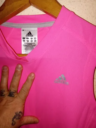 Camiseta Adidas Mujer Deporte Rosa