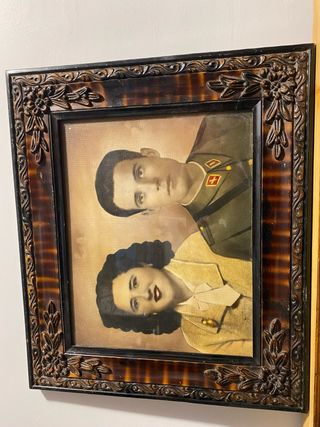 Retrato militar antiguo