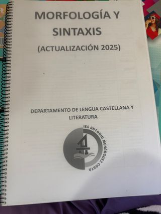 Libro morfologia y sintaxis