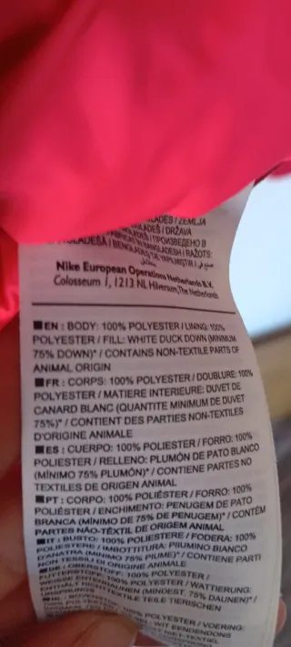 Plumífero ligero Nike