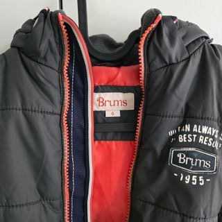 Giubbotto bimbo 6 anni grigio