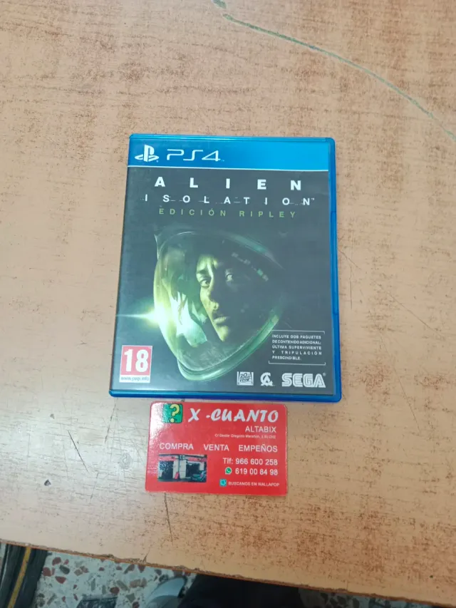 JUEGO PS4 ALIEN ISOLATION