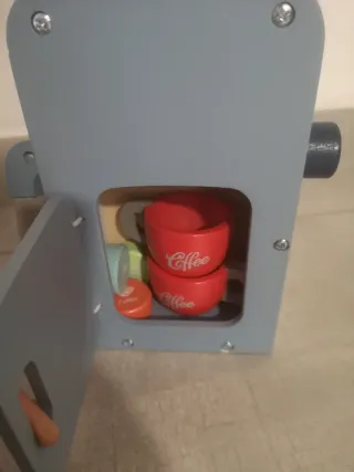 Set Gioco Legno Macchinetta Caffè e Tè