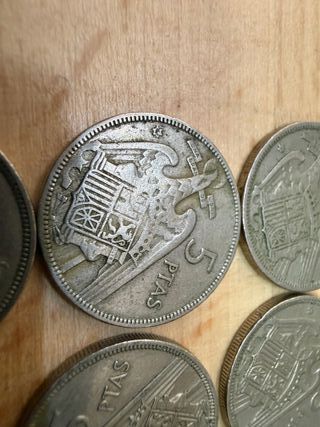 Monedas 5 Pesetas 1957