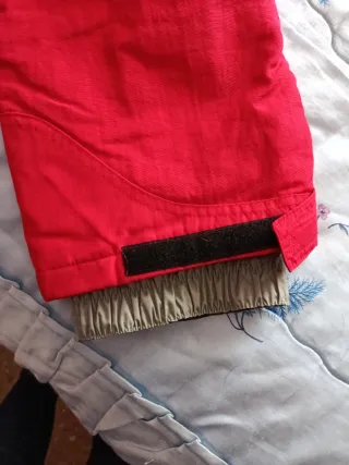 Traje de esquí para niño/niña rojo