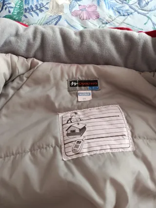 Traje de esquí para niño/niña rojo