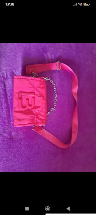 Bolso BL rosa acolchado