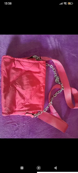 Bolso BL rosa acolchado