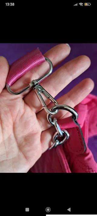 Bolso BL rosa acolchado