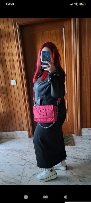 Bolso BL rosa acolchado