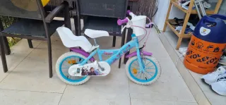 Bicicleta Frozen niña