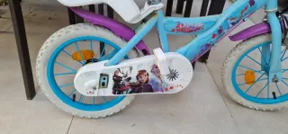 Bicicleta Frozen niña