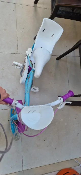 Bicicleta Frozen niña