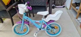 Bicicleta Frozen niña
